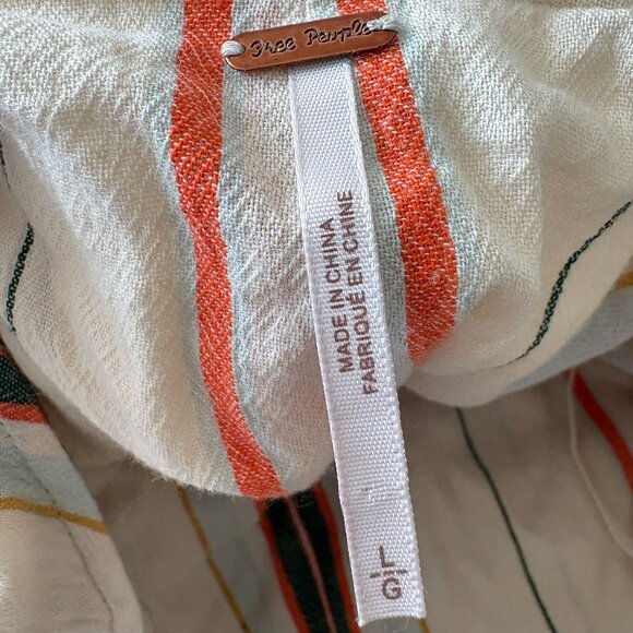 Free People Striped Halter Maxi Dress – Size Large - Picture 3 of 5